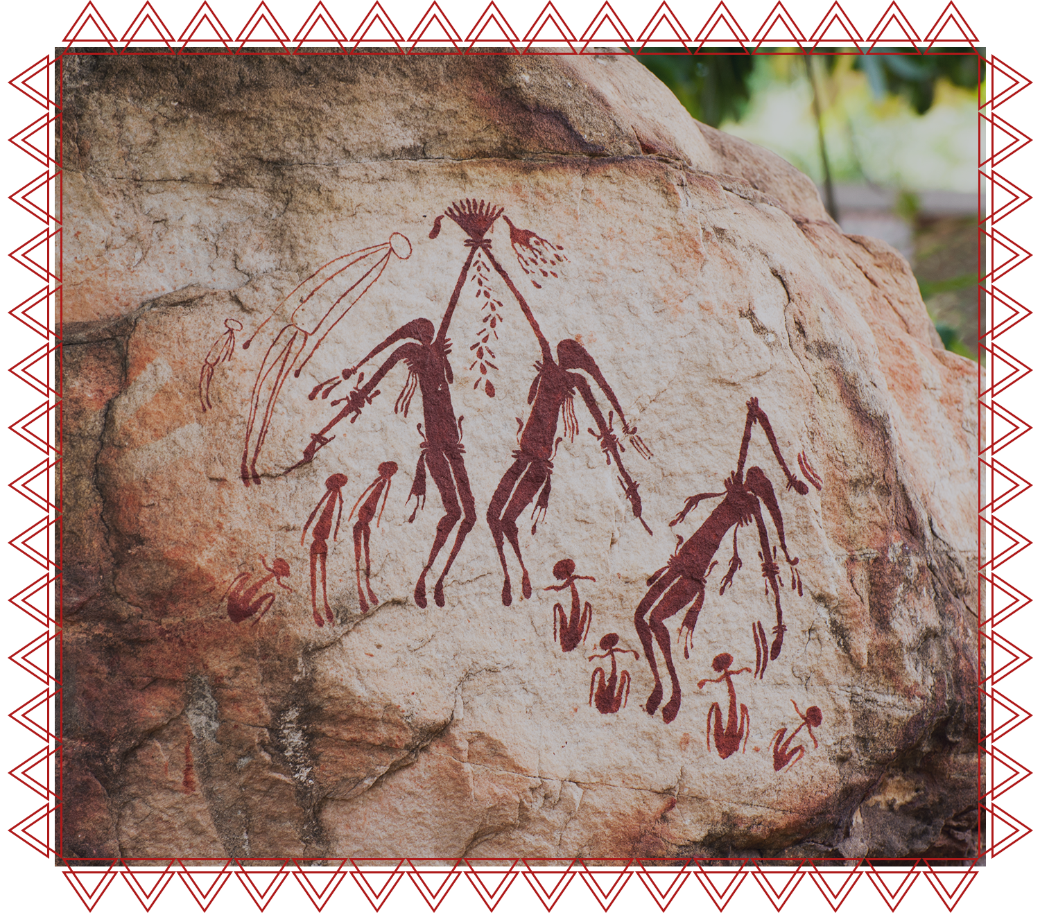 IACFS Schamanismus - Felsenmalerei der Aborigines in Australien