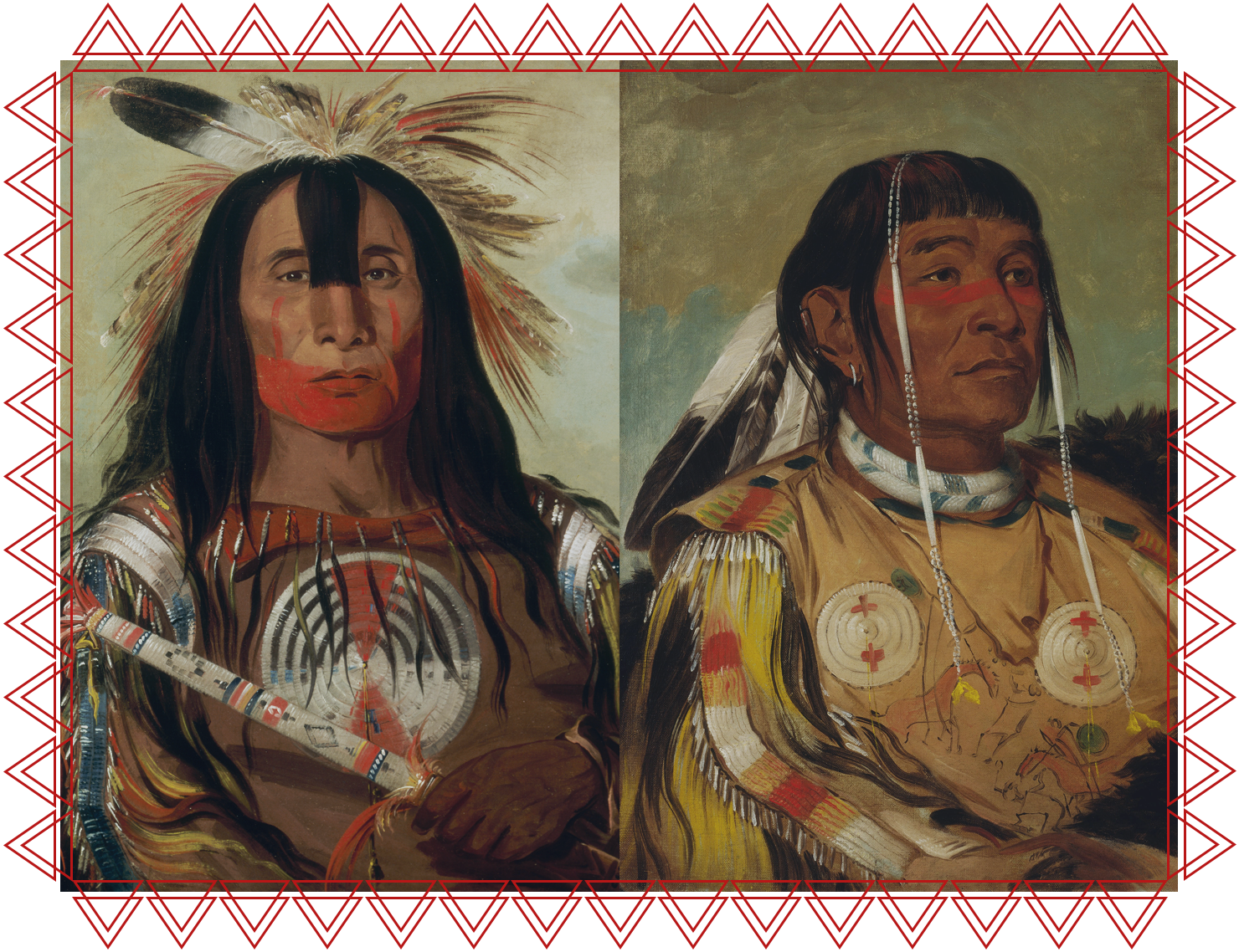 IACFS Schamanisches Wissen - Kontakt zu den Ahnen - Portrait von zwei indigenen Amerikas