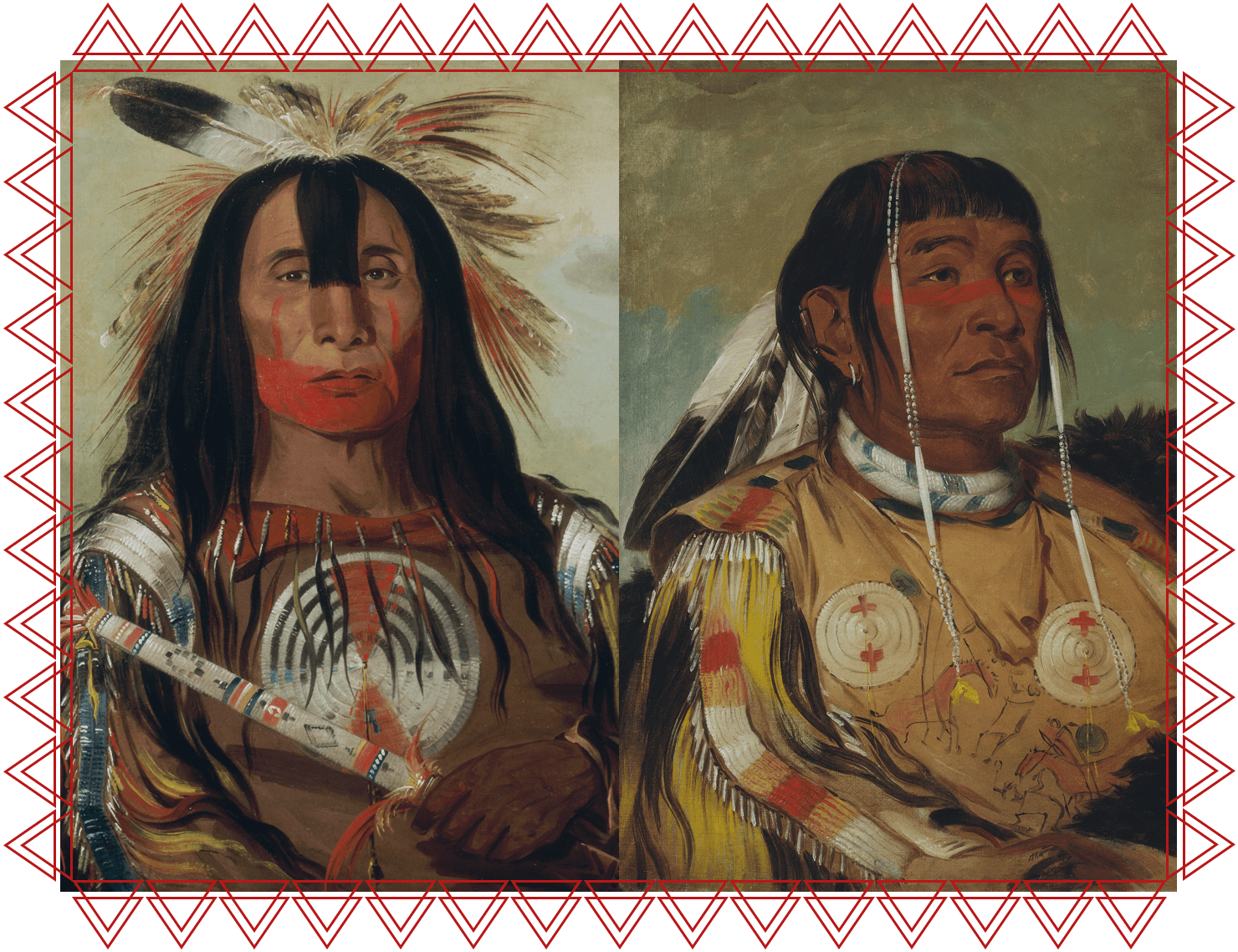 IACFS Schamanisches Wissen - Kontakt zu den Ahnen - Portrait von zwei indigenen Amerikas