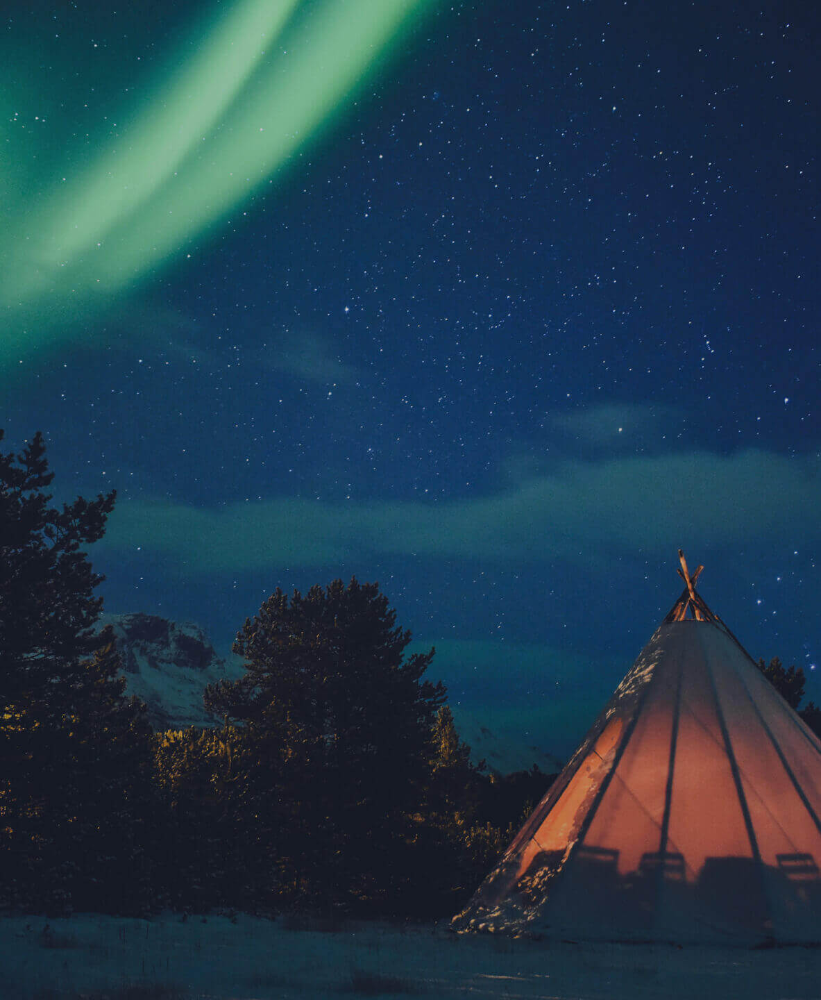 Tipi, traditionelles Zelt einiger Stammesgruppen Nordamerikas